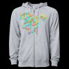 Icon Unisex Lightweight Loopback Terry Full-Zip Hooded Sweatshirt Thumbnail