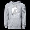 Icon Unisex Lightweight Loopback Terry Full-Zip Hooded Sweatshirt Thumbnail