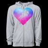 Icon Unisex Lightweight Loopback Terry Full-Zip Hooded Sweatshirt Thumbnail