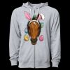 Icon Unisex Lightweight Loopback Terry Full-Zip Hooded Sweatshirt Thumbnail