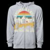 Icon Unisex Lightweight Loopback Terry Full-Zip Hooded Sweatshirt Thumbnail