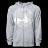 Icon Unisex Lightweight Loopback Terry Full-Zip Hooded Sweatshirt Thumbnail