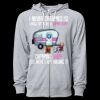 Icon Unisex Lightweight Loopback Terry Full-Zip Hooded Sweatshirt Thumbnail