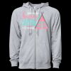 Icon Unisex Lightweight Loopback Terry Full-Zip Hooded Sweatshirt Thumbnail