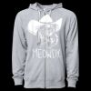Icon Unisex Lightweight Loopback Terry Full-Zip Hooded Sweatshirt Thumbnail