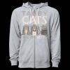 Icon Unisex Lightweight Loopback Terry Full-Zip Hooded Sweatshirt Thumbnail