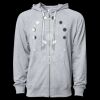 Icon Unisex Lightweight Loopback Terry Full-Zip Hooded Sweatshirt Thumbnail