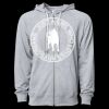 Icon Unisex Lightweight Loopback Terry Full-Zip Hooded Sweatshirt Thumbnail