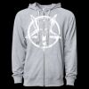 Icon Unisex Lightweight Loopback Terry Full-Zip Hooded Sweatshirt Thumbnail