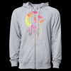 Icon Unisex Lightweight Loopback Terry Full-Zip Hooded Sweatshirt Thumbnail