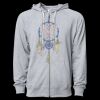 Icon Unisex Lightweight Loopback Terry Full-Zip Hooded Sweatshirt Thumbnail