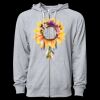 Icon Unisex Lightweight Loopback Terry Full-Zip Hooded Sweatshirt Thumbnail