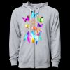 Icon Unisex Lightweight Loopback Terry Full-Zip Hooded Sweatshirt Thumbnail