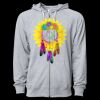 Icon Unisex Lightweight Loopback Terry Full-Zip Hooded Sweatshirt Thumbnail