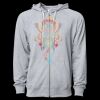 Icon Unisex Lightweight Loopback Terry Full-Zip Hooded Sweatshirt Thumbnail