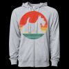 Icon Unisex Lightweight Loopback Terry Full-Zip Hooded Sweatshirt Thumbnail