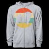 Icon Unisex Lightweight Loopback Terry Full-Zip Hooded Sweatshirt Thumbnail