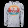 Icon Unisex Lightweight Loopback Terry Full-Zip Hooded Sweatshirt Thumbnail
