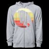 Icon Unisex Lightweight Loopback Terry Full-Zip Hooded Sweatshirt Thumbnail