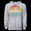 Icon Unisex Lightweight Loopback Terry Full-Zip Hooded Sweatshirt Thumbnail