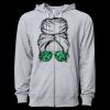 Icon Unisex Lightweight Loopback Terry Full-Zip Hooded Sweatshirt Thumbnail