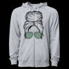 Icon Unisex Lightweight Loopback Terry Full-Zip Hooded Sweatshirt Thumbnail