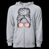 Icon Unisex Lightweight Loopback Terry Full-Zip Hooded Sweatshirt Thumbnail