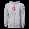 Icon Unisex Lightweight Loopback Terry Full-Zip Hooded Sweatshirt Thumbnail