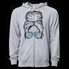 Icon Unisex Lightweight Loopback Terry Full-Zip Hooded Sweatshirt Thumbnail