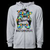 Icon Unisex Lightweight Loopback Terry Full-Zip Hooded Sweatshirt Thumbnail