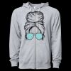 Icon Unisex Lightweight Loopback Terry Full-Zip Hooded Sweatshirt Thumbnail