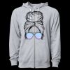 Icon Unisex Lightweight Loopback Terry Full-Zip Hooded Sweatshirt Thumbnail