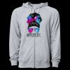 Icon Unisex Lightweight Loopback Terry Full-Zip Hooded Sweatshirt Thumbnail