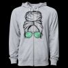 Icon Unisex Lightweight Loopback Terry Full-Zip Hooded Sweatshirt Thumbnail