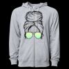 Icon Unisex Lightweight Loopback Terry Full-Zip Hooded Sweatshirt Thumbnail