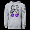Icon Unisex Lightweight Loopback Terry Full-Zip Hooded Sweatshirt Thumbnail