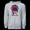 Icon Unisex Lightweight Loopback Terry Full-Zip Hooded Sweatshirt Thumbnail