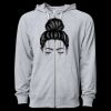 Icon Unisex Lightweight Loopback Terry Full-Zip Hooded Sweatshirt Thumbnail