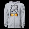 Icon Unisex Lightweight Loopback Terry Full-Zip Hooded Sweatshirt Thumbnail