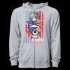 Icon Unisex Lightweight Loopback Terry Full-Zip Hooded Sweatshirt Thumbnail
