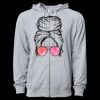Icon Unisex Lightweight Loopback Terry Full-Zip Hooded Sweatshirt Thumbnail