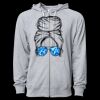 Icon Unisex Lightweight Loopback Terry Full-Zip Hooded Sweatshirt Thumbnail
