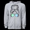 Icon Unisex Lightweight Loopback Terry Full-Zip Hooded Sweatshirt Thumbnail