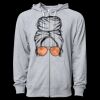 Icon Unisex Lightweight Loopback Terry Full-Zip Hooded Sweatshirt Thumbnail