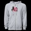Icon Unisex Lightweight Loopback Terry Full-Zip Hooded Sweatshirt Thumbnail
