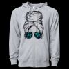 Icon Unisex Lightweight Loopback Terry Full-Zip Hooded Sweatshirt Thumbnail