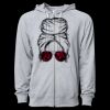 Icon Unisex Lightweight Loopback Terry Full-Zip Hooded Sweatshirt Thumbnail