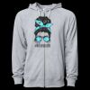 Icon Unisex Lightweight Loopback Terry Full-Zip Hooded Sweatshirt Thumbnail