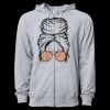 Icon Unisex Lightweight Loopback Terry Full-Zip Hooded Sweatshirt Thumbnail