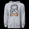 Icon Unisex Lightweight Loopback Terry Full-Zip Hooded Sweatshirt Thumbnail
